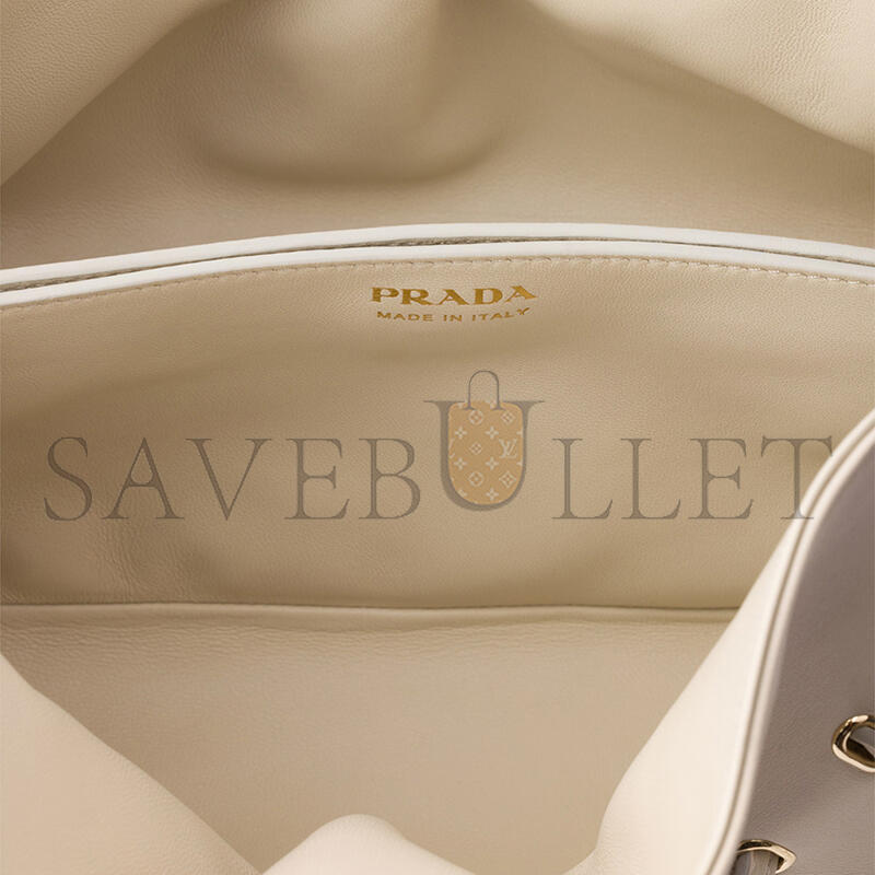 PRADA DADA SMALL NAPPA LEATHER BAG 1BG586 (25*18.5*11cm)